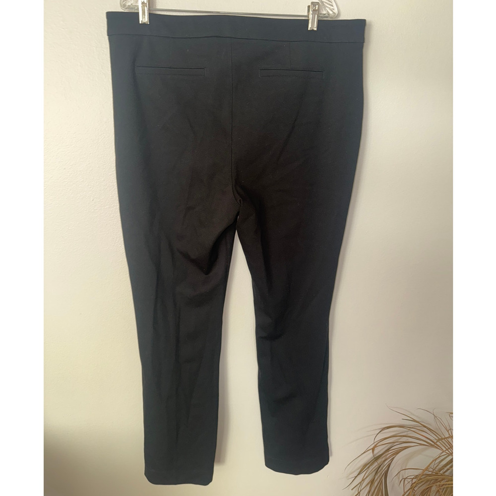 NYDJ-Dress Pants-Trousers-Black-Size 18-Straight Leg - Picture 2 of 3
